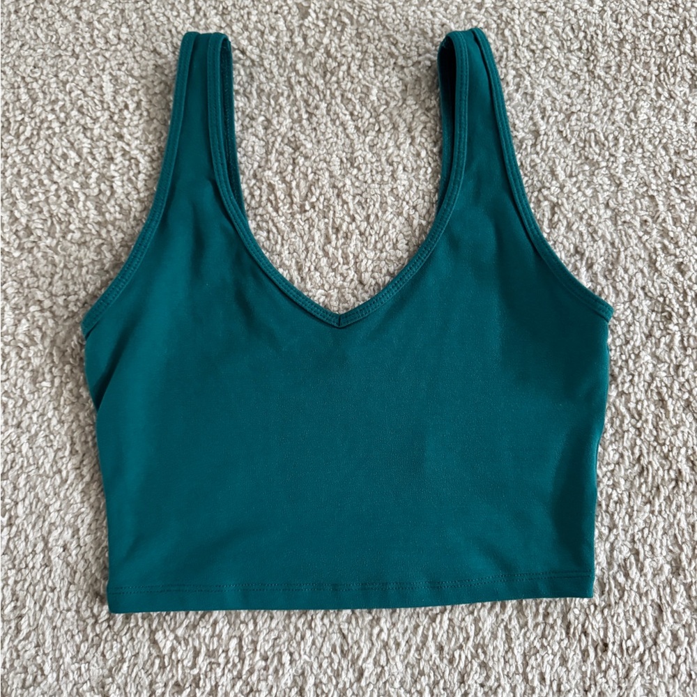 Hollister Teal V-Neck Top